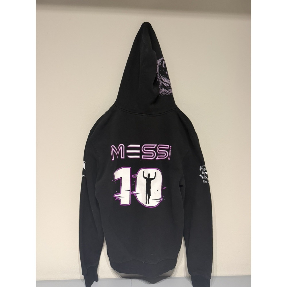 Lionel Messi Live Greatness Special Edition Hard Rock Pullover Hoodie Small